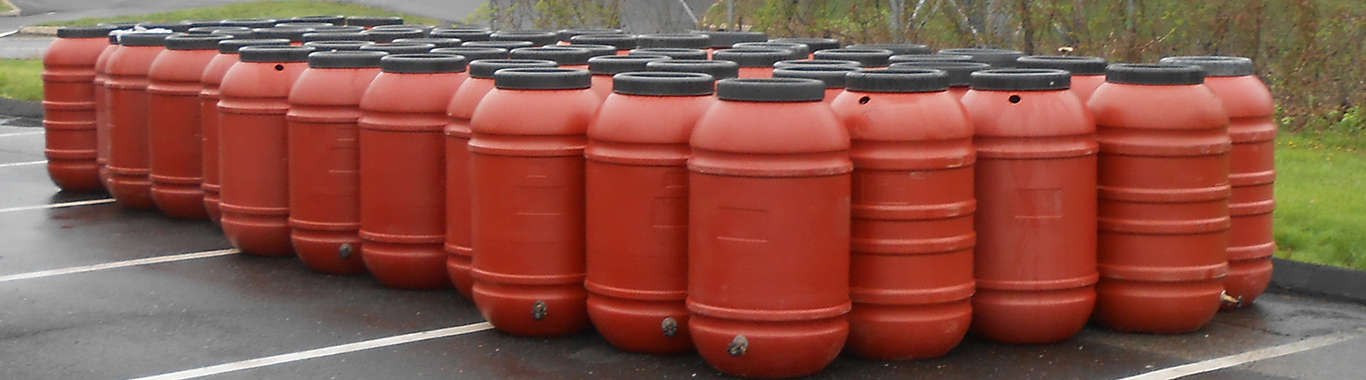 SkyJuice New England rain barrels