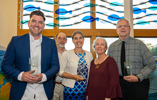 group photo of Aquarion's 2024 Environmental Champions for New Hampshire